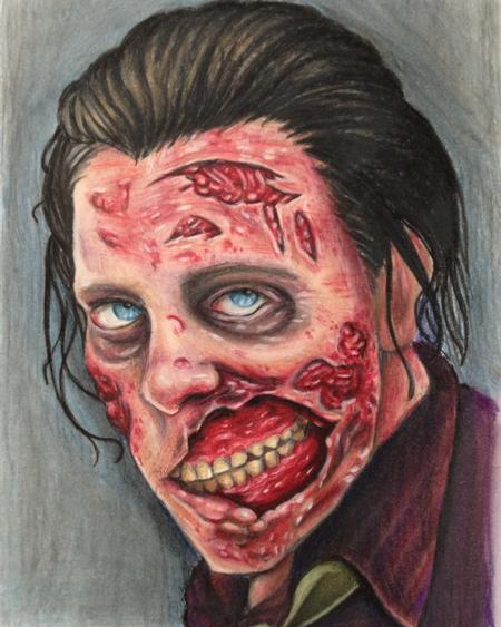 Tattoos - Zombie Face - 71847